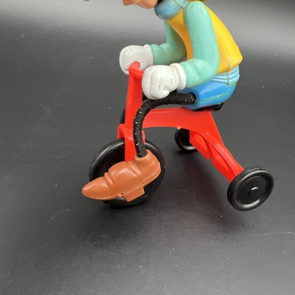 Vintage 1977 Walt Disney Productions Goofy on Tricycle that Pedals Toy Figure 5" - Picture 7 of 16